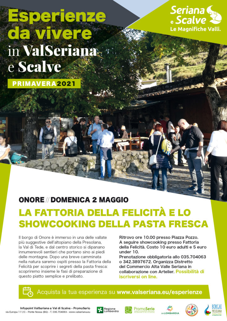 la fattoria della felicità e lo showcooking della pasta fresca