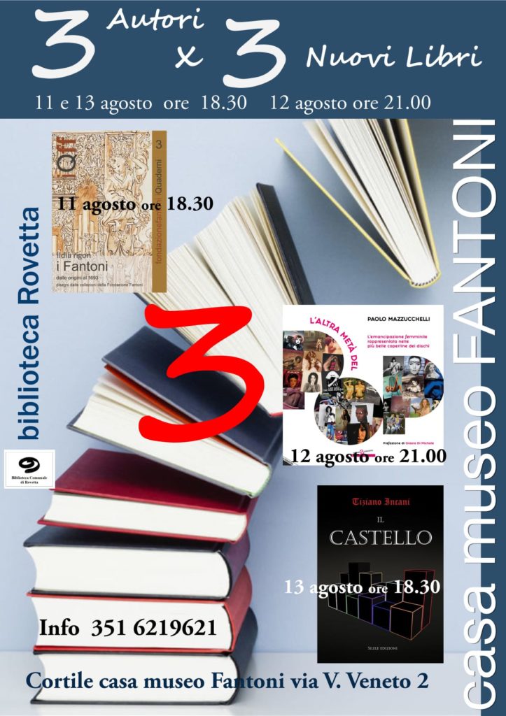 3 Autori X 3 Nuovi Libri