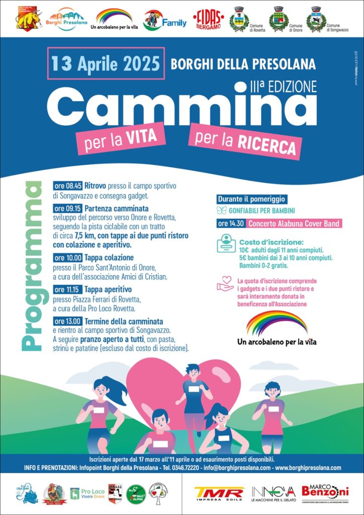 Locandina Cammina Per La Vita