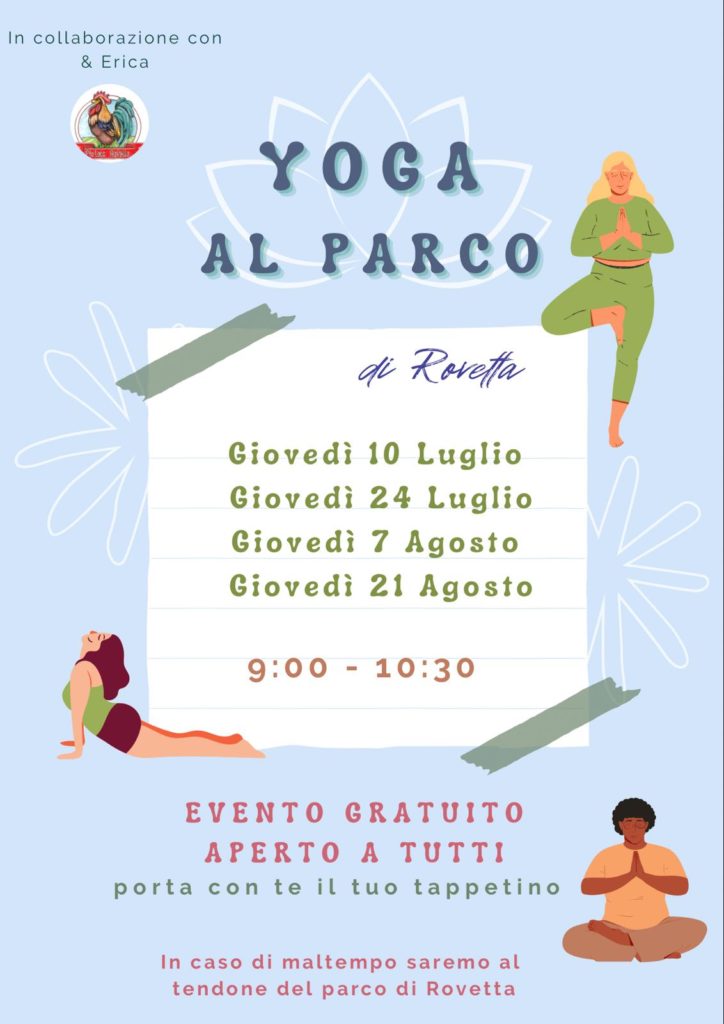 Locandina yoga Rovetta