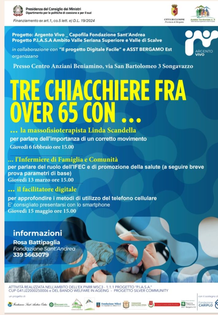 Tre Chiacchiere Fra Over 65