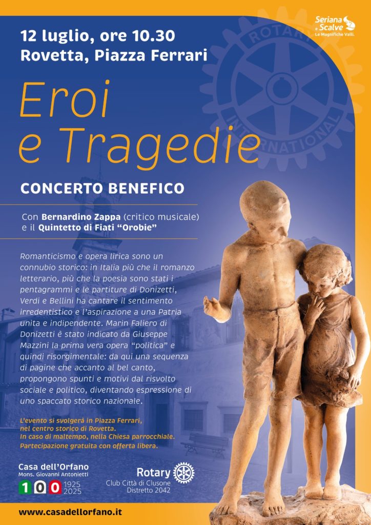 Locandina Concerto Benefico Eroi E Tragedie